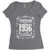 vintage made in 1956 perfectly aged a living legend Women's Triblend Scoop T-shirt
