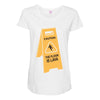 the floor is lava Maternity Scoop Neck T-shirt
