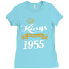 kings are born in 1955 Ladies Fitted T-Shirt