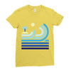 beach Ladies Fitted T-Shirt