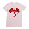 Little of Dragon Ladies Fitted T-Shirt