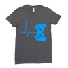 game heart beat Ladies Fitted T-Shirt