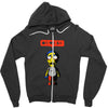 nobody likes him Zipper Hoodie