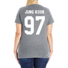 jung kook 97 Ladies Curvy T-Shirt