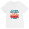 push me around grandma V-Neck Tee
