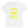 check meowti V-Neck Tee