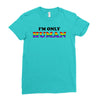 I'm Only Human Ladies Fitted T-Shirt