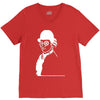 clockwork mozart orange V-Neck Tee