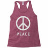 peace sign Racerback Tank
