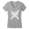 don't mess with the chef Women's V-Neck T-Shirt
