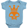 king skull emo club pirate dance music reggae Baby Onesie
