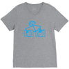 dj club,dance,rave,music,house,cool,funny,retro V-Neck Tee