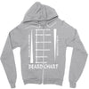 beard length chart Zipper Hoodie