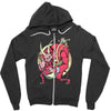 krampus (blood red) Zipper Hoodie