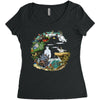 ghibli tribute Women's Triblend Scoop T-shirt