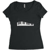 Piano Women's Triblend Scoop T-shirt