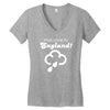 welcome to england! Women's V-Neck T-Shirt