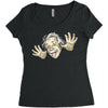 albert einstein Women's Triblend Scoop T-shirt