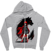 red revenge Zipper Hoodie