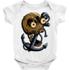 skull anchor Baby Onesie