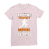weekend forecast running Ladies Fitted T-Shirt