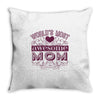 world's most awesome mom Throw Pillow