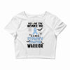 no one can scare me i am atomach cancer warrior Crop Top