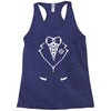 pixel tuxedo Racerback Tank