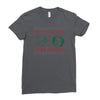 golden christmas Ladies Fitted T-Shirt