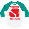 Thompson High School Wrestling (Vision Quest) 3/4 Sleeve Shirt