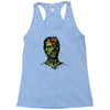 zombie brain out Racerback Tank