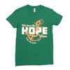We Have This Hope As an Anchor Uterine-Endometrial Cancer Awareness Ladies Fitted T-Shirt