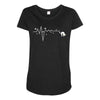 Scary Cat Maternity Scoop Neck T-shirt