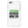 vegan because plant powered badass was not an offical tittle black iPhone 6 Plus/6s Plus Case