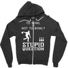 to bowl or not to bowl Zipper Hoodie