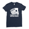 bought this shirt with your money poker Ladies Fitted T-Shirt