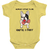 nobody listens to me Baby Bodysuit