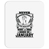 Never Underestimate Dog Rescuer Who Was Born January Mousepad