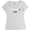 i love you(r dog) Women's Triblend Scoop T-shirt
