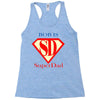 bob is super dad Racerback Tank