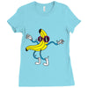 banana wobbler Ladies Fitted T-Shirt