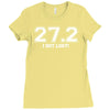 27 i got lost Ladies Fitted T-Shirt