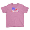 american flag peace Youth Tee