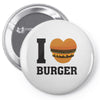 i love burger Pin-back button