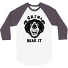 grin and bear it 3/4 Sleeve Shirt