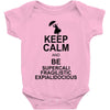 keep calm and be supercalifragilisticexpialidocious t shirt mary poppi Baby Onesie