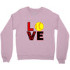 love softball Crewneck Sweatshirt