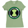 omnitrix symbole ben10 Ladies Fitted T-Shirt