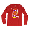 party king design funny humor cool graph baseball Long Sleeve Shirts