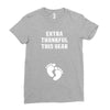 Extra Thankful This Year Ladies Fitted T-Shirt